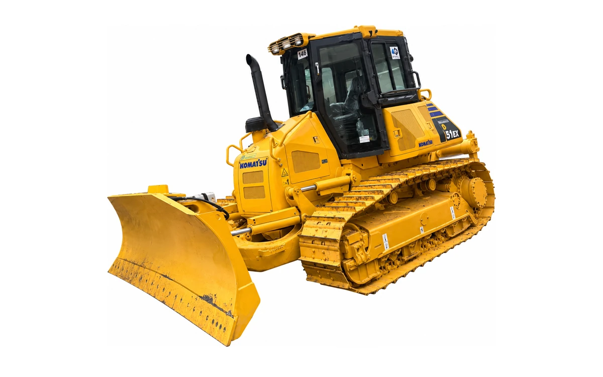 Trator de esteiras Komatsu D51EX da frota da FMC